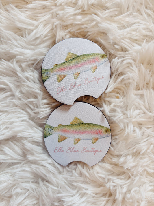 Trout Car Coasters