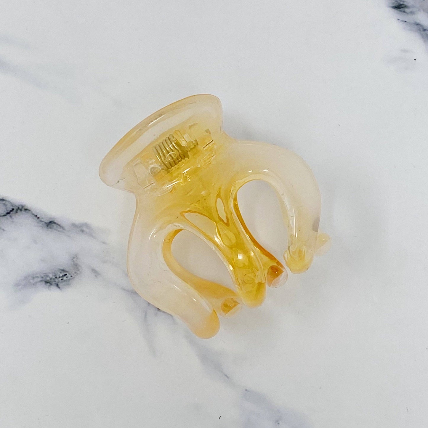 Beach Side Mini Hair Claw: White