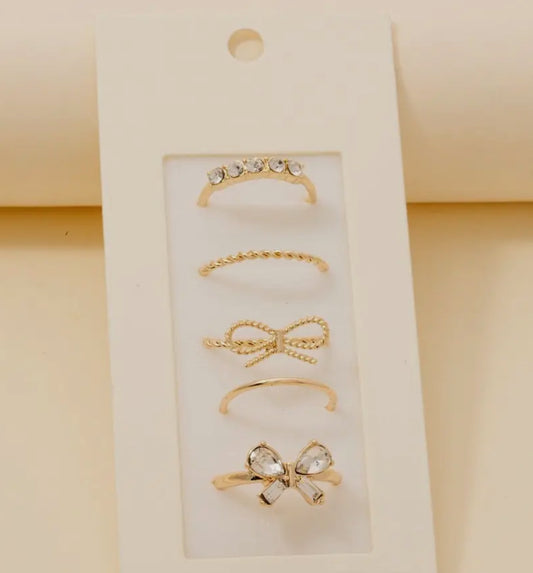 Bow Ring Set