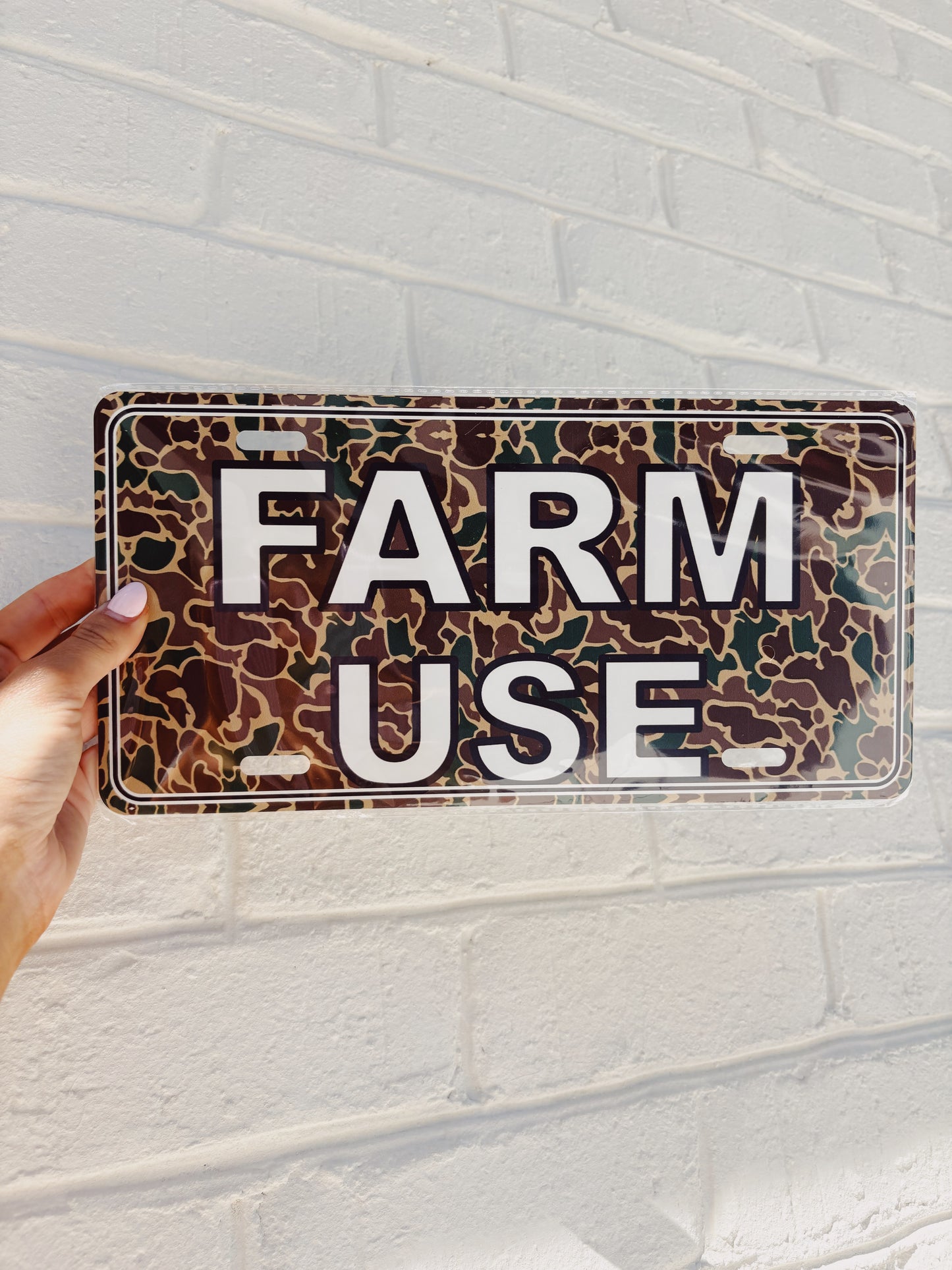 Farm Use Truck Tag