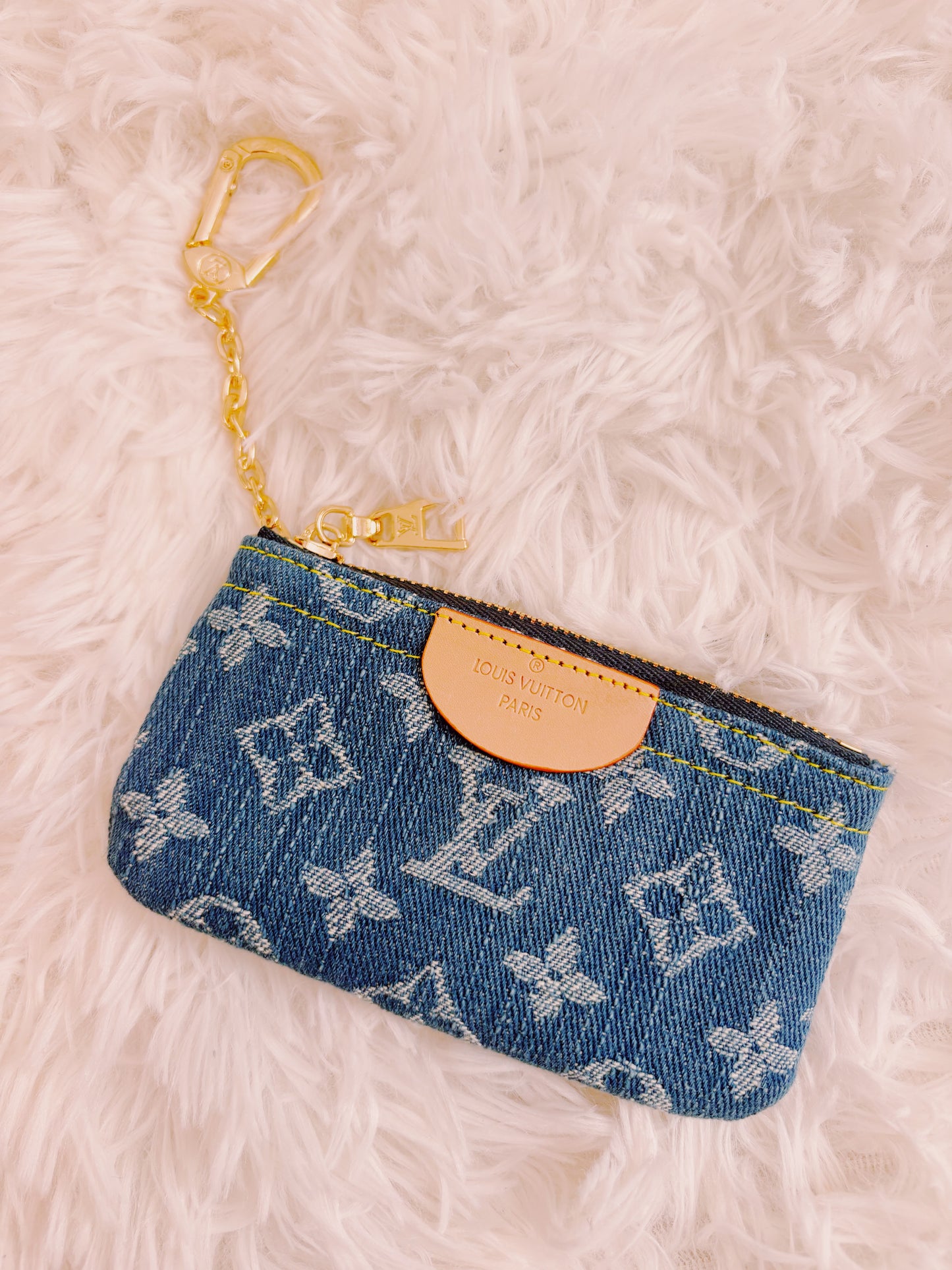 Lexi Denim Card Holder