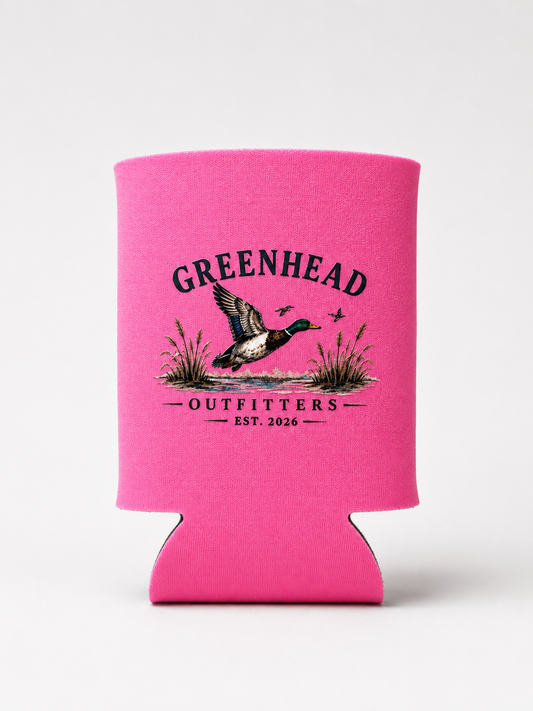 Greenhead Outfitters Koozie - Hot Pink