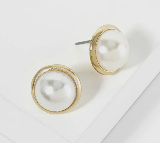 Pear Stud Earrings