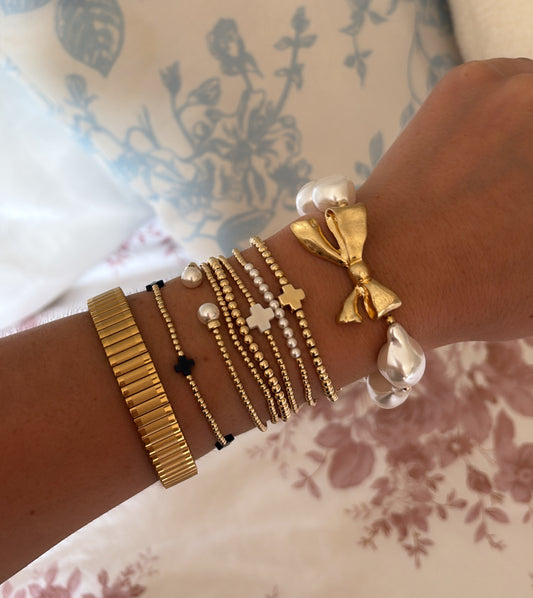 Freshwater Pearl Bow Bracelet