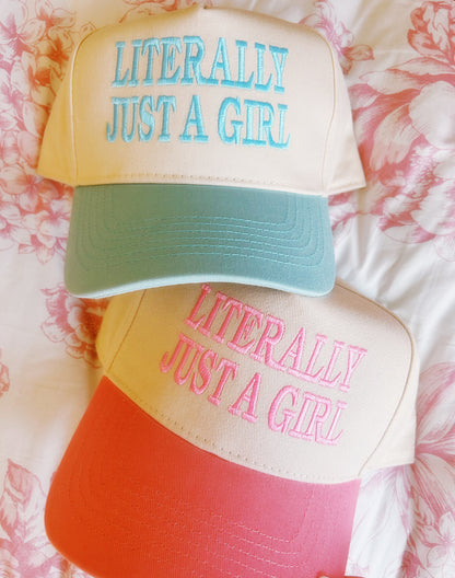 Just A Girl Trucker Hat