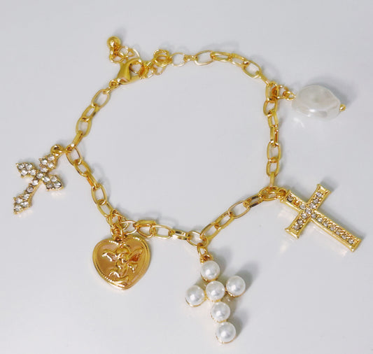 Faith Charm Bracelet