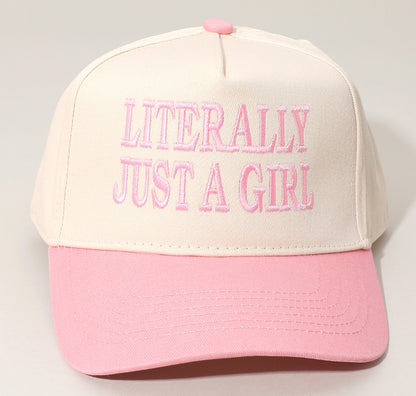 Just A Girl Trucker Hat