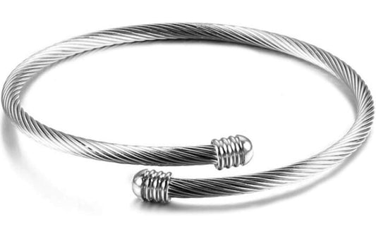 Silver Cable Bracelet