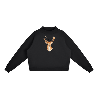 Deer Mock-Neck