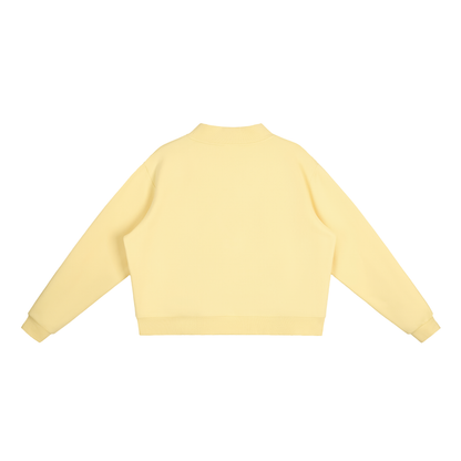 Polka Dot Mallard Mock-Neck