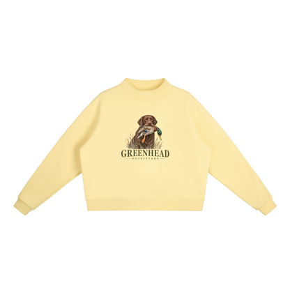 Greenhead Outfitters Chocolate Lab Mock-Neck