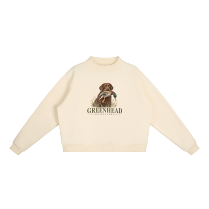 Greenhead Outfitters Chocolate Lab Mock-Neck