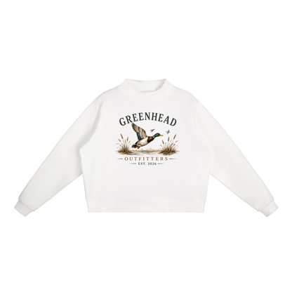 Green Head Outfitters - Fleece Mock-Neck Sweatshirt