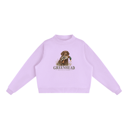 Greenhead Outfitters Chocolate Lab Mock-Neck