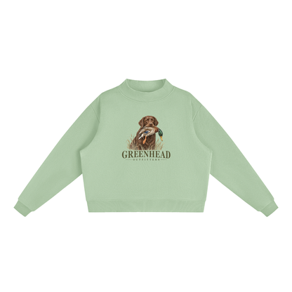 Greenhead Outfitters Chocolate Lab Mock-Neck