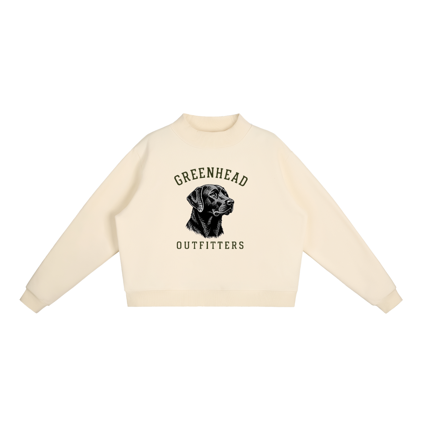 Green Head Outfitters Lab - Fleece Mock-Neck Sweatshirt