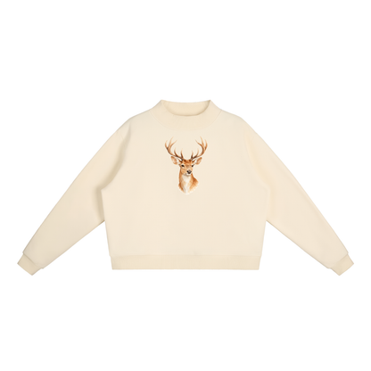 Deer Mock-Neck