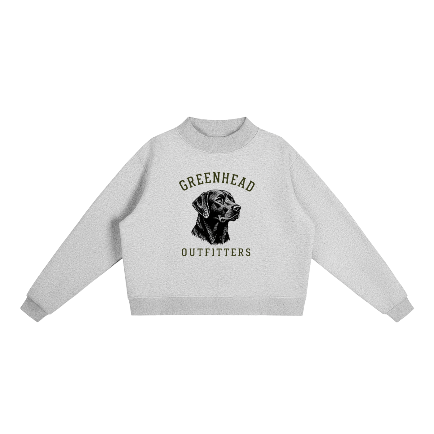 Green Head Outfitters Lab - Fleece Mock-Neck Sweatshirt